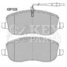 KBP1826 KEY PARTS Комплект гальмівних колодок дисковий гальм