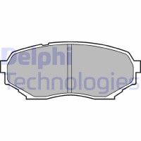 LP934 DELPHI Комплект гальмівних колодок дисковий гальм