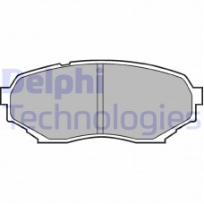 LP934 DELPHI Комплект гальмівних колодок дисковий гальм