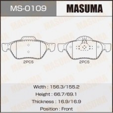 MS-0109 MASUMA Комплект гальмівних колодок