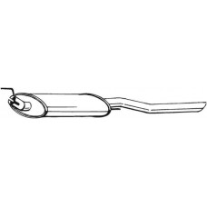 233-733 BOSAL Глушник вихлопних газів кінцевий