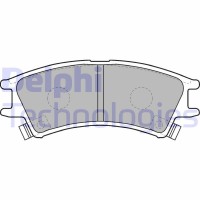 LP1502 DELPHI Комплект гальмівних колодок дисковий гальм