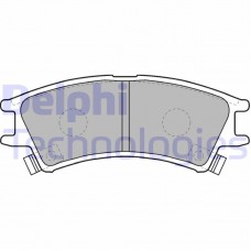 LP1502 DELPHI Комплект гальмівних колодок дисковий гальм