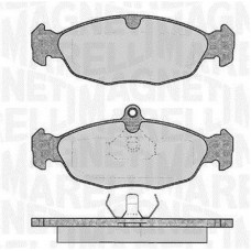 363916060208 MAGNETI MARELLI Комплект гальмівних колодок дисковий гальм