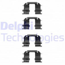 LX0372 DELPHI Комплектуючі колодки дискового гальма