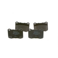 0 986 494 872 BOSCH Комплект гальмівних колодок дисковий гальм