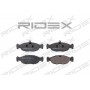 402B0047 RIDEX Комплект гальмівних колодок дисковий гальм