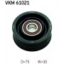 VKM 61021 SKF Паразитный / ведущий ролик, Поліклиновий ремінь