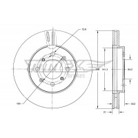 TX 73-81 TOMEX Brakes Гальмівний диск