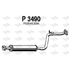 P3490 FENNO Середній глушник вихлопних газів