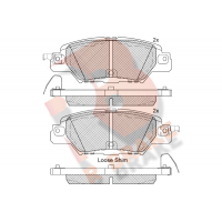 RB2258 R BRAKE КомплеК т гальмівних колодок, дискове гальмо