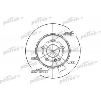 PBD2813 PATRON Гальмівний диск