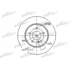 PBD2813 PATRON Гальмівний диск