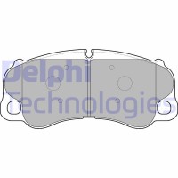 LP3233 DELPHI КомплеК т гальмівних колодок, дискове гальмо