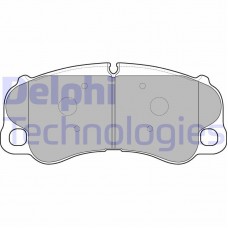 LP3233 DELPHI КомплеК т гальмівних колодок, дискове гальмо