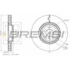 CD7987V BREMSI Гальмівний диск