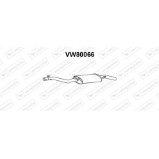 VW80066 VENEPORTE Глушник вихлопних газів кінцевий