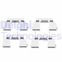 LX0410 DELPHI Комплектуючі колодки дискового гальма