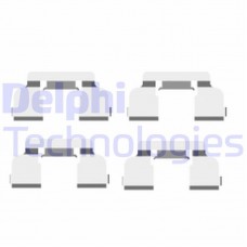 LX0410 DELPHI Комплектуючі колодки дискового гальма