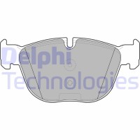 LP2090 DELPHI Комплект гальмівних колодок дисковий гальм