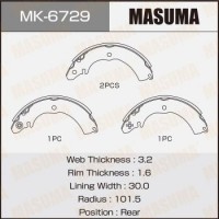 MK-6729 MASUMA Комплект гальмівних колодок