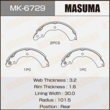 MK-6729 MASUMA Комплект гальмівних колодок
