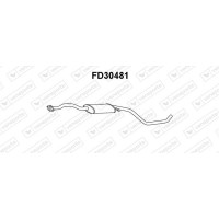 FD30481 VENEPORTE Предглушник вихлопних газів