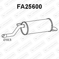 FA25600 VENEPORTE Глушник вихлопних газів кінцевий