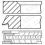 WG1096581 WILMINK GROUP Комплект поршневих кілець