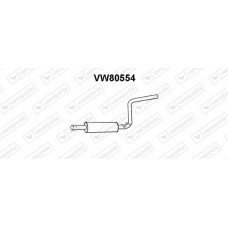 VW80554 VENEPORTE Середній глушник вихлопних газів