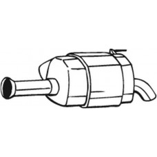 165-023 BOSAL Глушник вихлопних газів кінцевий