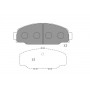 KBP-9131 KAVO PARTS Комплект гальмівних колодок дисковий гальм