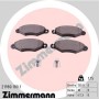 21980.180.1 ZIMMERMANN КомплеК т гальмівних колодок, дискове гальмо