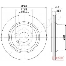 DP-0514C JAPANPARTS Гальмівний диск