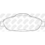 PN0450 NiBK Комплект гальмівних колодок дисковий гальм
