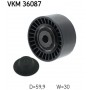 VKM 36087 SKF Паразитный / ведущий ролик, Поліклиновий ремінь