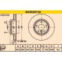 BAR28132 BARUM Гальмівний диск