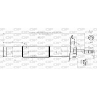 SAB8342.31 OPEN PARTS Амортизатор