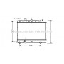 AU2120 AVA QUALITY COOLING Радіатор охолодження двигуна