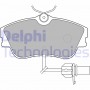 LP1542 DELPHI КомплеК т гальмівних колодок, дискове гальмо