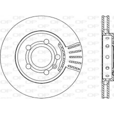 BDA1746.20 OPEN PARTS Гальмівний диск