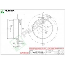5613 PILENGA Гальмівний диск