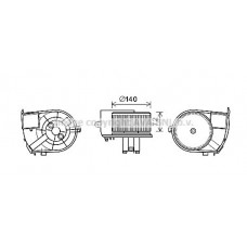 RT8590 AVA QUALITY COOLING Вентилятор салону
