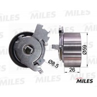 AG02074 MILES Натяжний ролик ремінь ГРМ