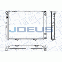 RA0170110 JDEUS Радіатор охолодження двигуна