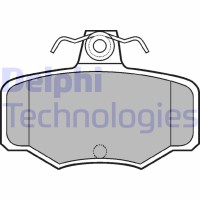 LP617 DELPHI Комплект гальмівних колодок дисковий гальм