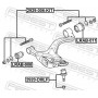 2929006KIT FEBEST Болт регулювання розвалу коліс