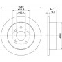 MDC897 MINTEX Гальмівний диск