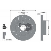 BDS1303HC BENDIX Braking Гальмівний диск
