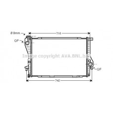 BWA2235 AVA QUALITY COOLING Радіатор охолодження двигуна